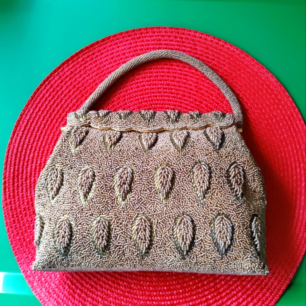 Vintage Steven Chu gold purse